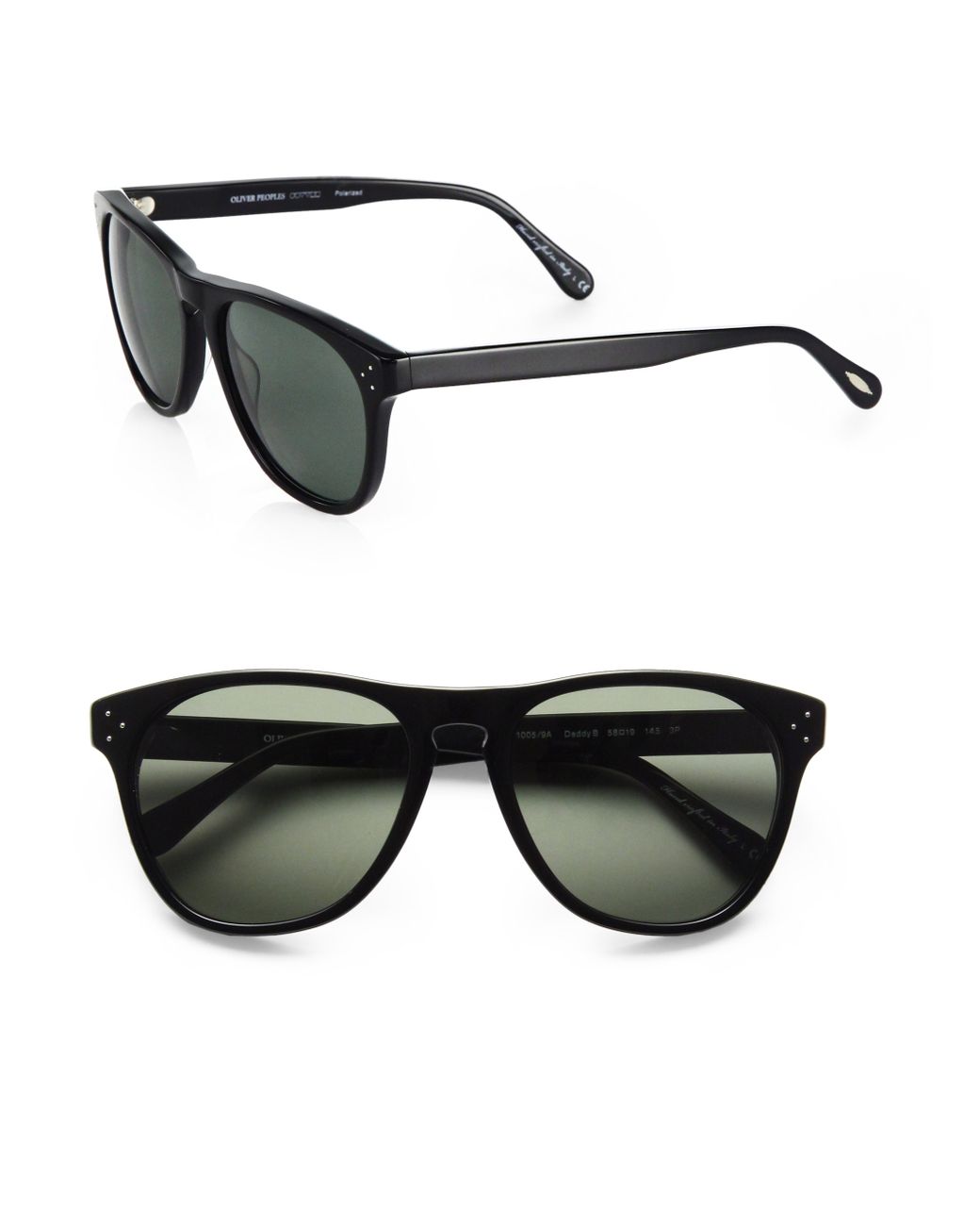Oliver Peoples Daddy B 58mm Square Sunglasses in Black | Lyst