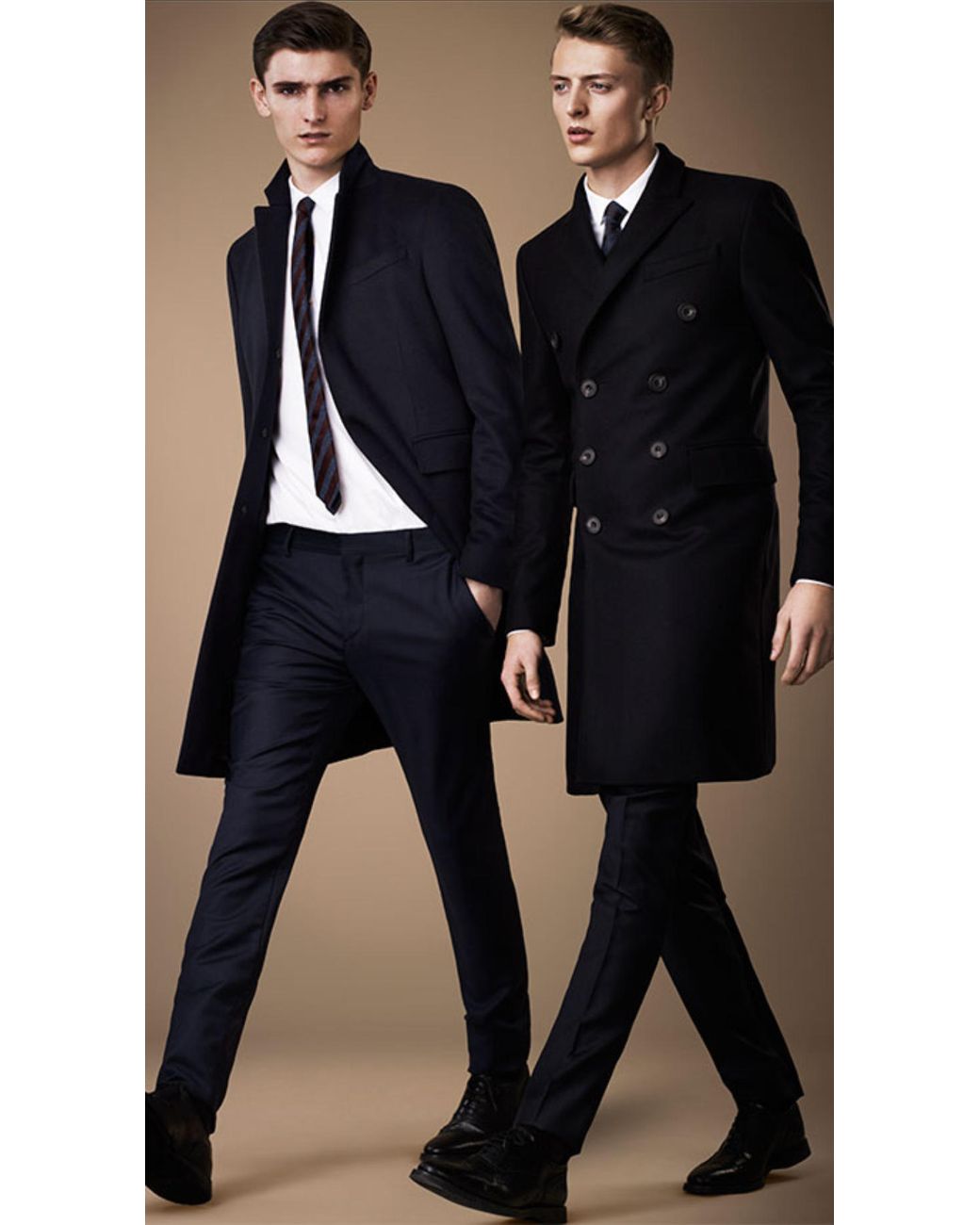 Peak lapel topcoat discount