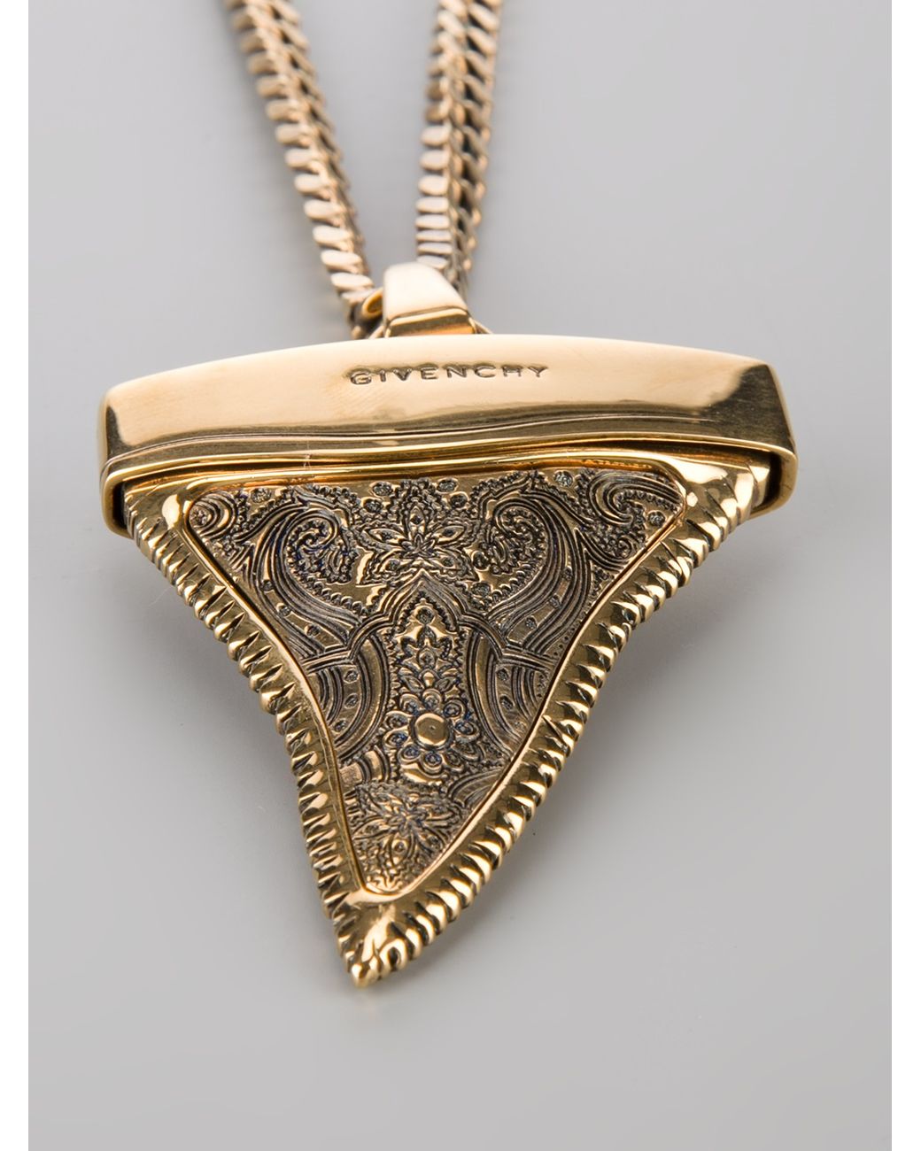 Givenchy Shark Tooth Necklace in Metallic | Lyst Givenchy Shark Tooth Necklace in Metallic | Lyst