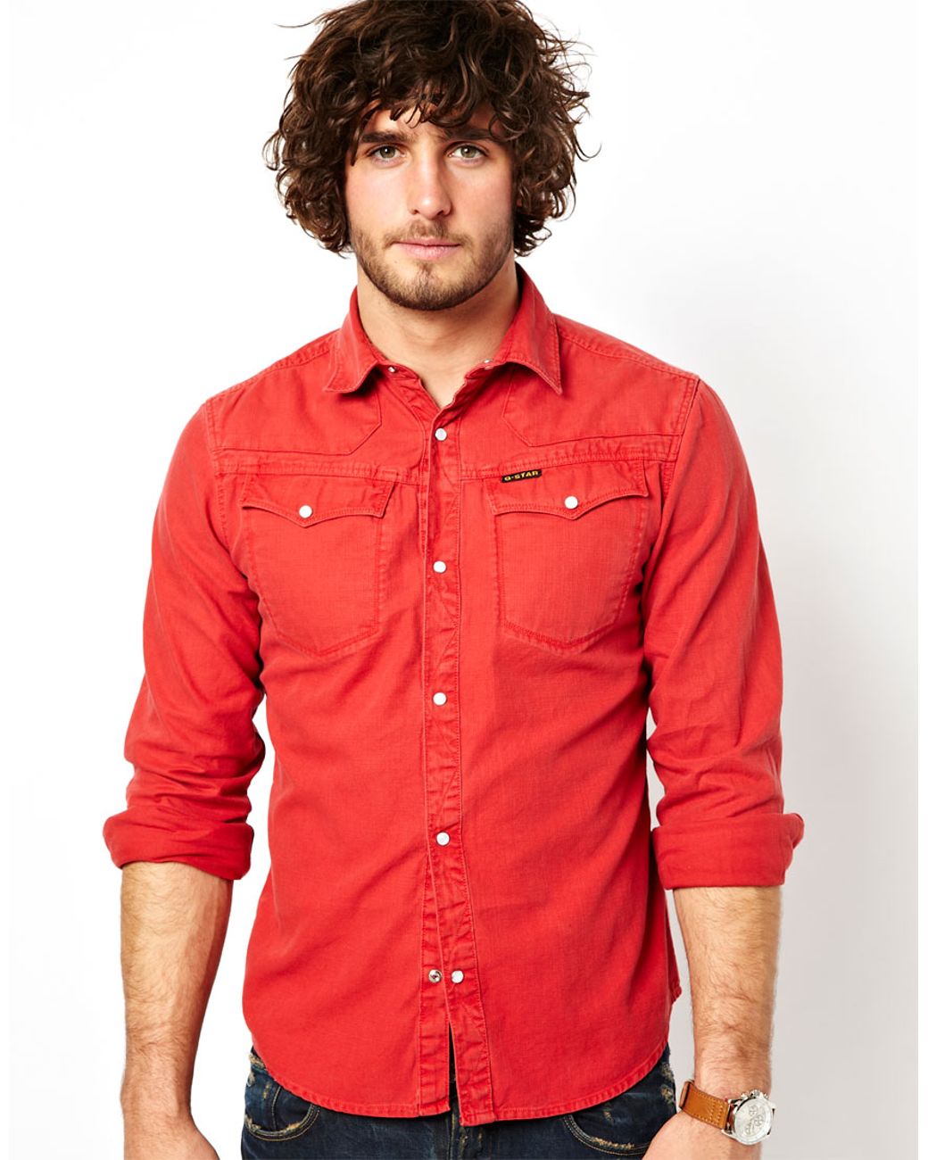 Buy Key Apparel Mens Long Sleeve Western Snap Denim Shirt Denim  SmallRegular at Amazonin