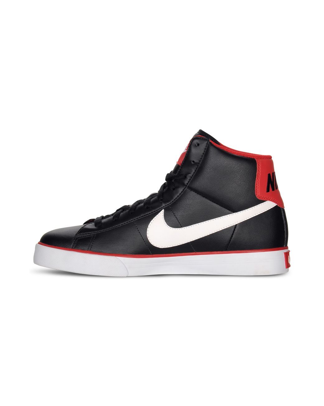 Nike Sweet Classic Leather High Top Sneakers in Black for Men | Lyst