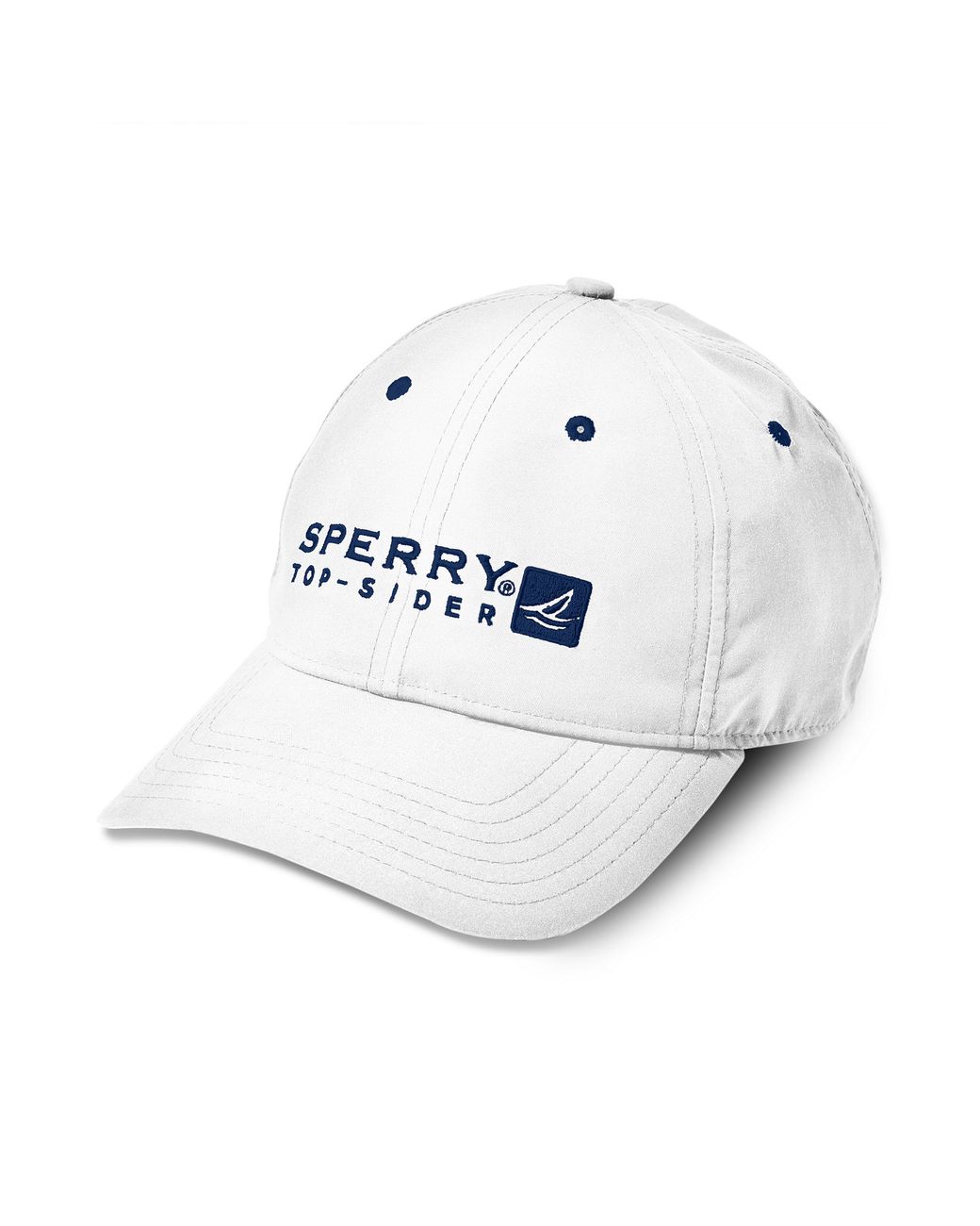Sperry Top-Sider Logo Baseball Cap in White for Men | Lyst