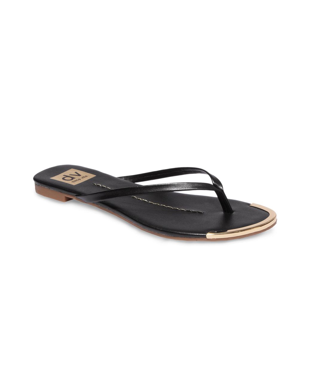 Dolce Vita Dania Thong Sandals in Black Lyst