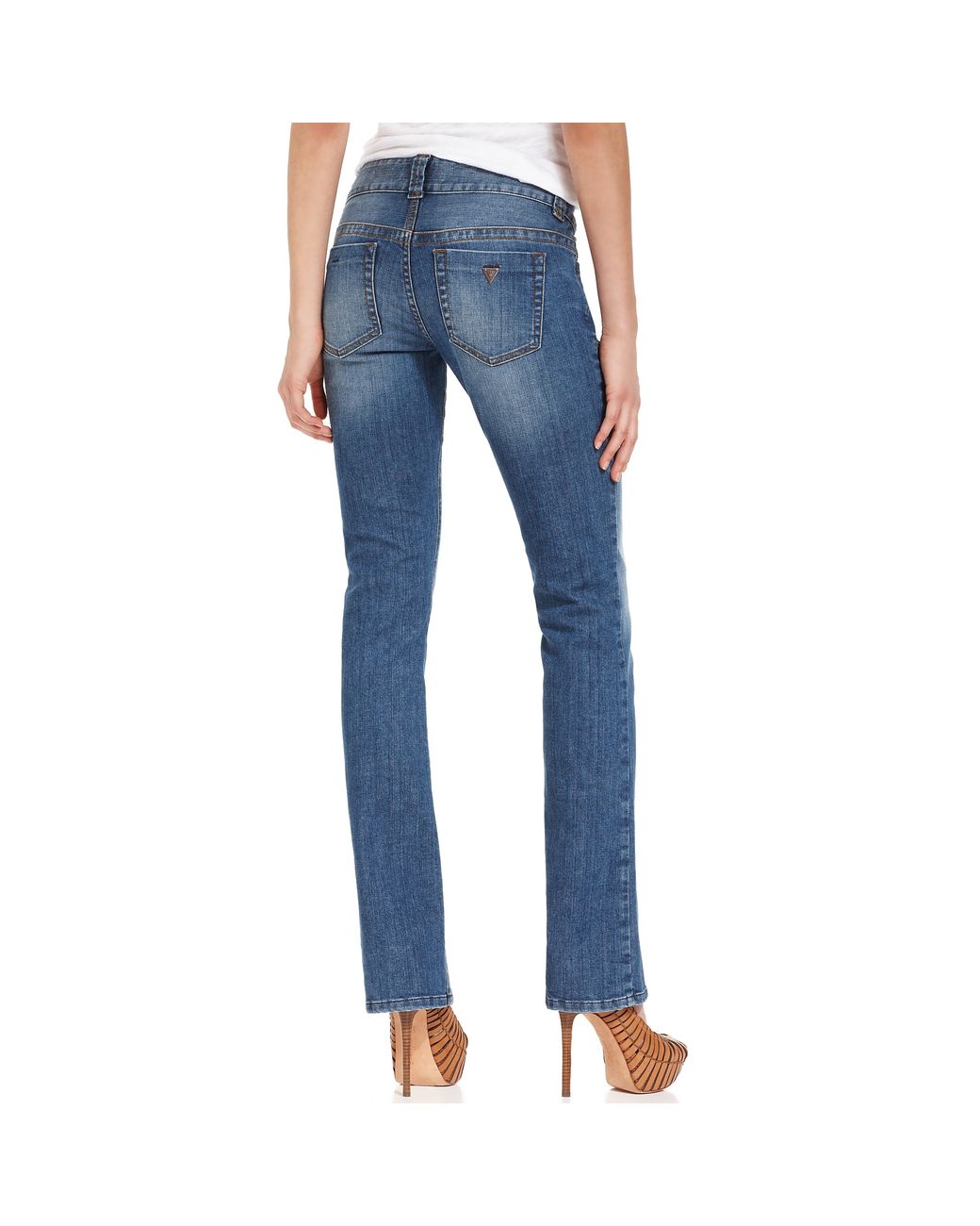Guess Daredevil Bootcut Jeans in Blue | Lyst