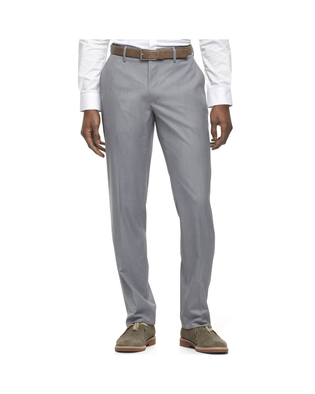 Kenneth Cole Back Flap Pocket Pants in Gray for Men Lyst