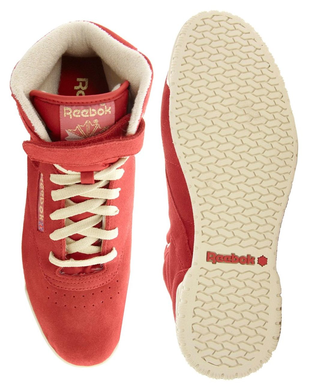 Reebok Exofit Hi Trainers in Red for Men | Lyst