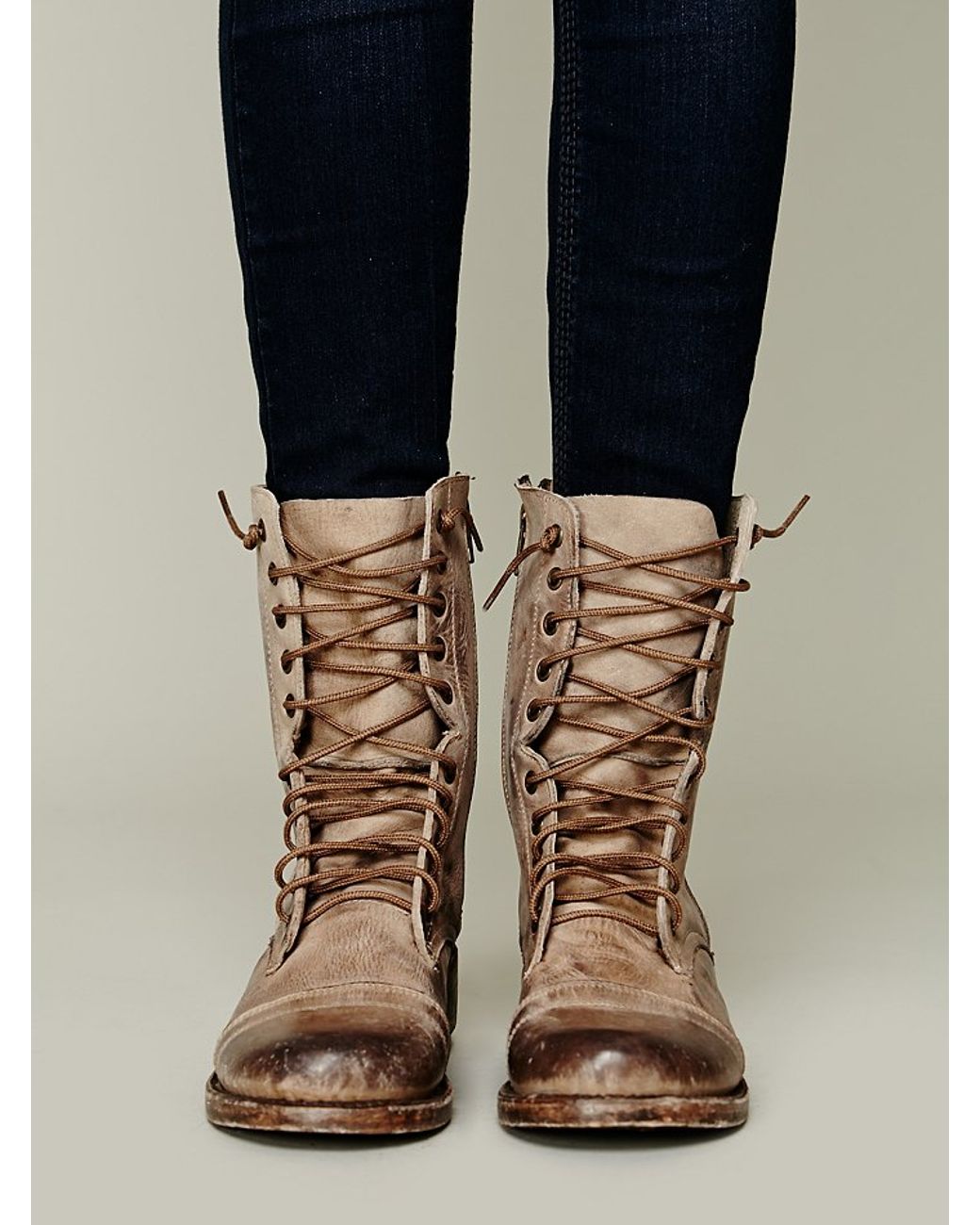 Freebird by Steven Fletch Lace Up Boot in Brown | Lyst