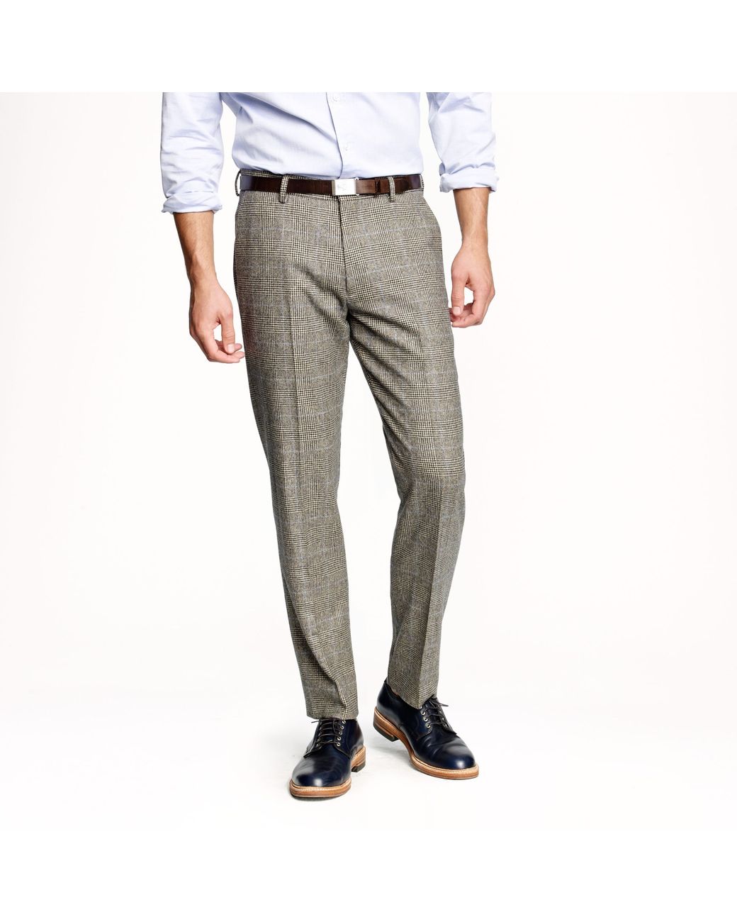 J.Crew Ludlow Slim Suit Pant In Prince Of Wales Glen Plaid English