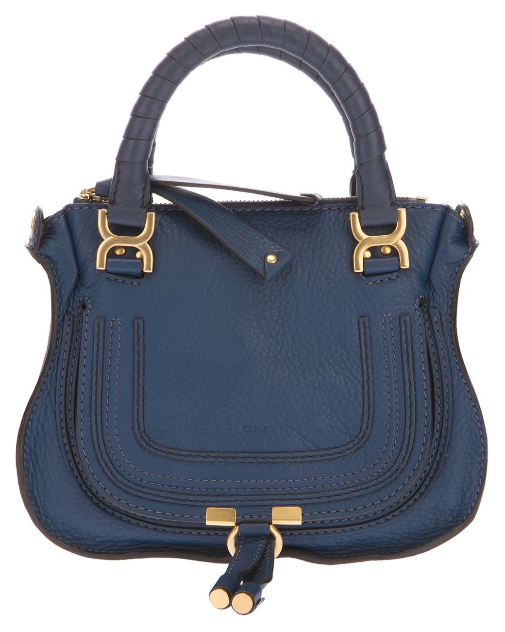 Chloé Marcie Mini Shoulder Bag in Blue | Lyst