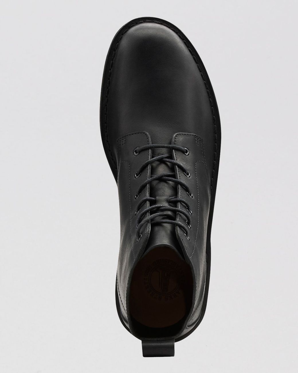 Clarks Desert Mali Leather Boots in Black for Men | Lyst