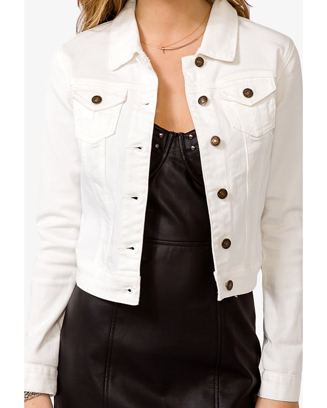 Forever 21 Colored Denim Jacket in 