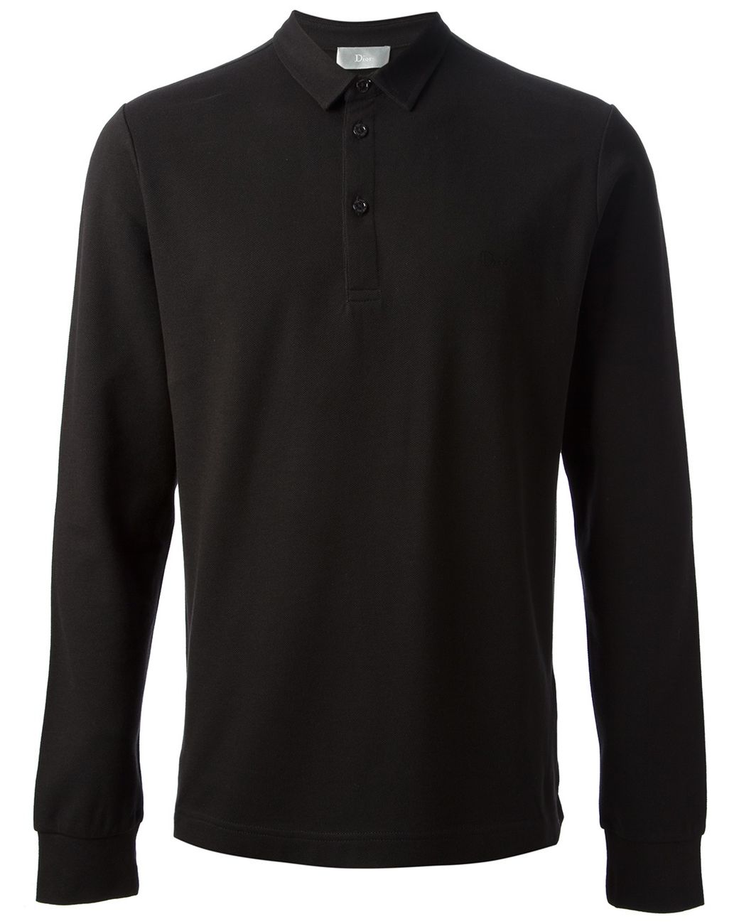 Dior Dior Long Sleeve Polo Shirt in Black for Men Lyst
