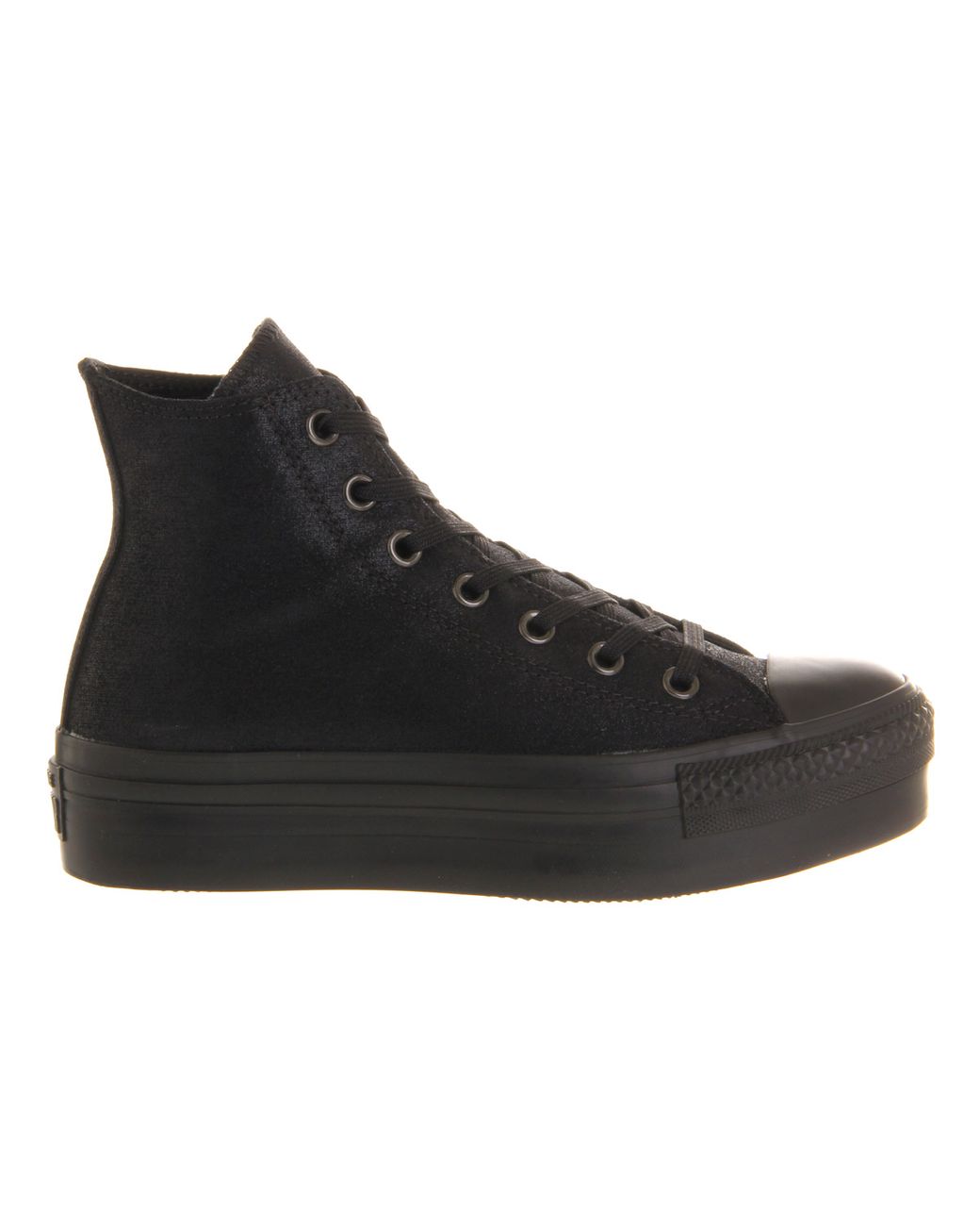 Converse All Star Hi Platform in Black 