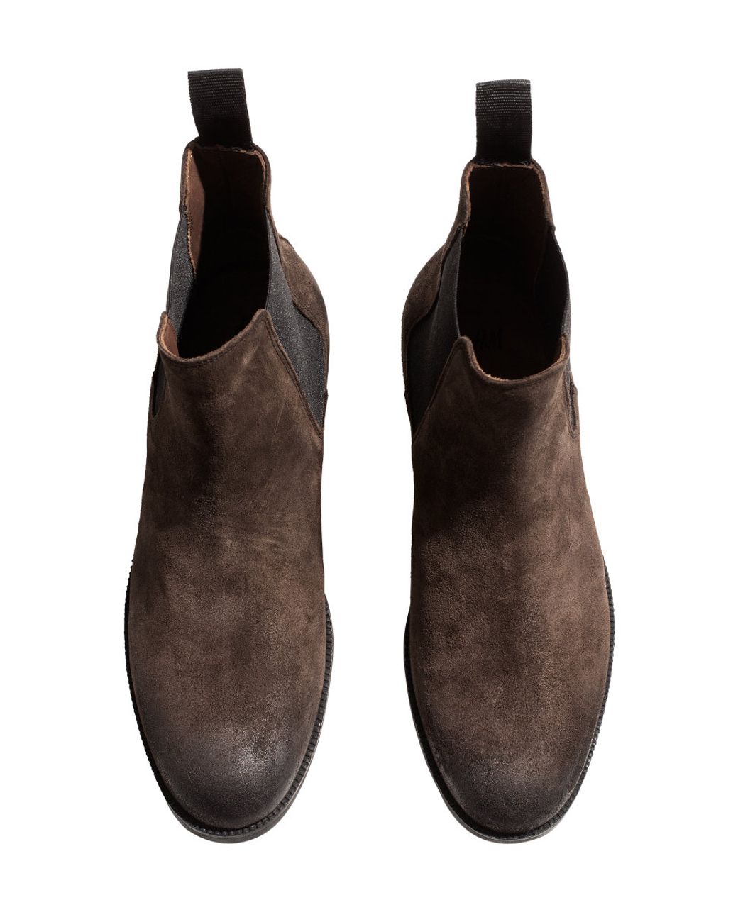H&M Suede Chelsea Boots in Brown for Men | Lyst UK
