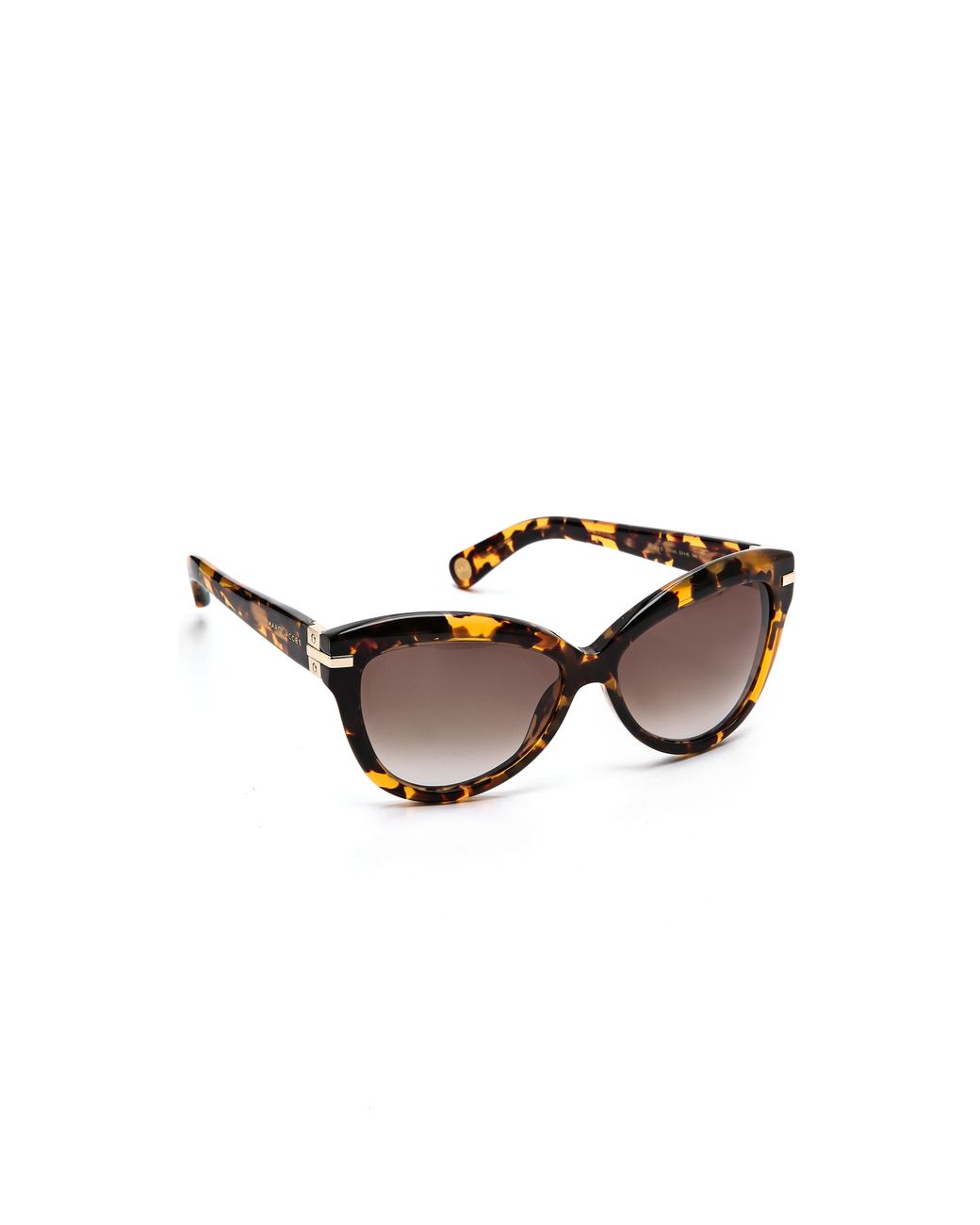 Marc Jacobs Exaggerated Cat Eye Sunglasses in Brown Lyst