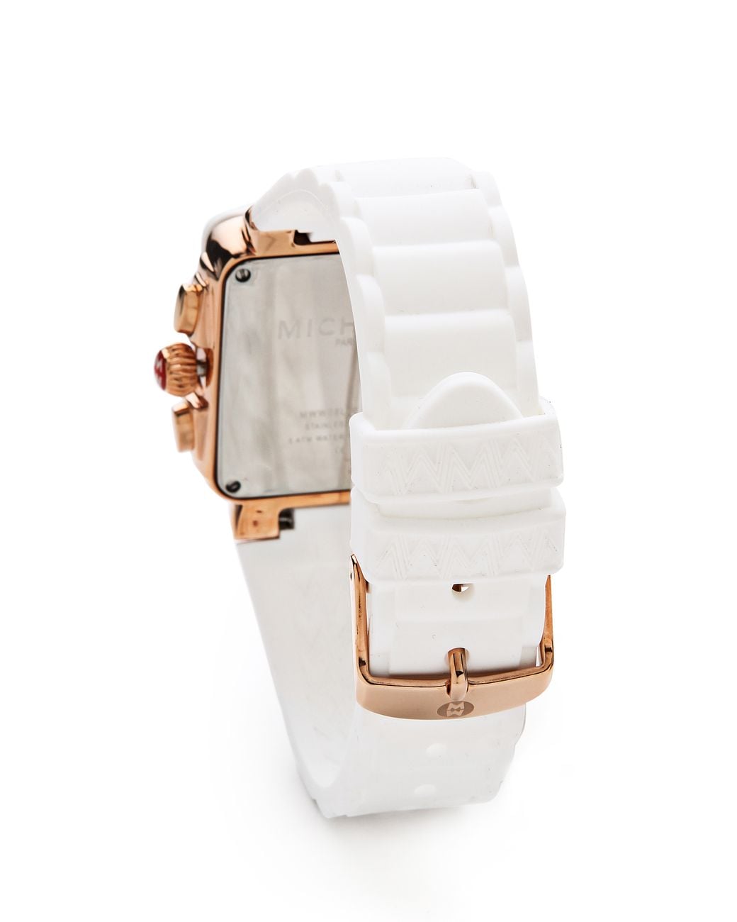 Michele Park Jelly Bean Watch in White | Lyst