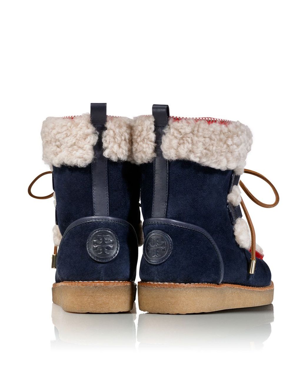 Tory Burch Elliot Bootie in Red (Blue) | Lyst