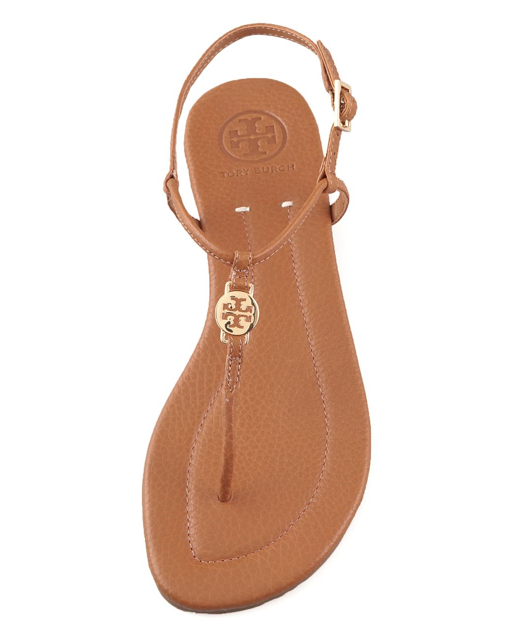 Tory Burch Emmy Flat Thong Sandals in Brown Lyst