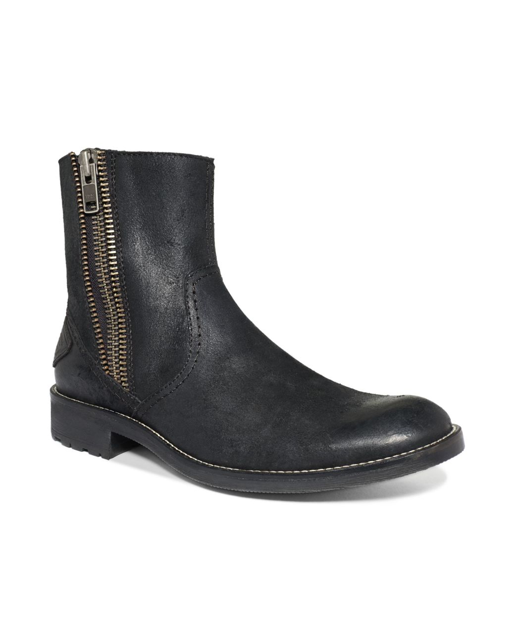 Guess Mens Shoes Cayden Zip Boots in Black for Men | Lyst