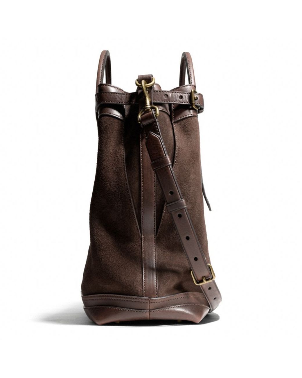 COACH Billy Reid Hero Tote in Suede in Brown for Men | Lyst