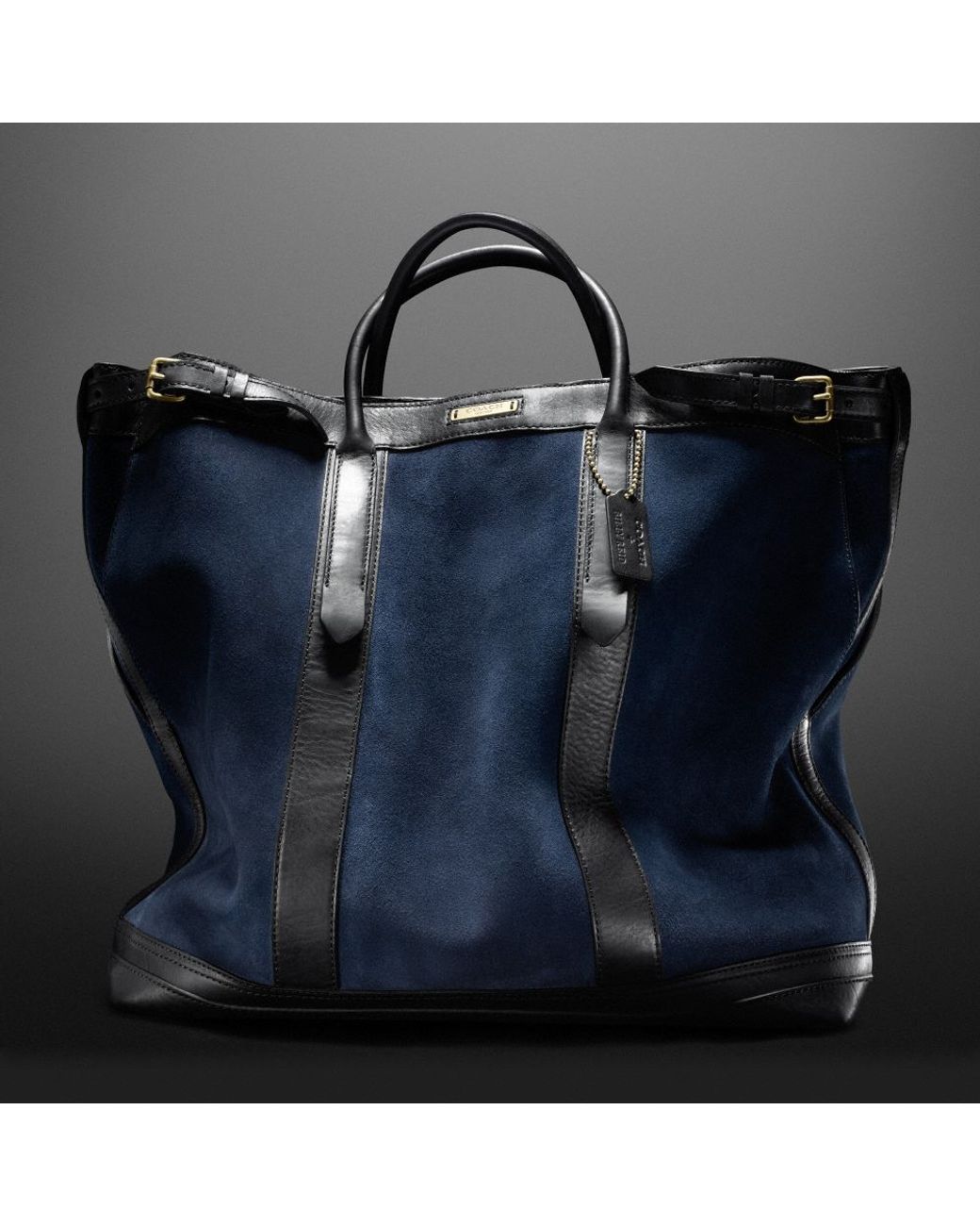 COACH Billy Reid Warrior Tote in Suede in Blue for Men | Lyst