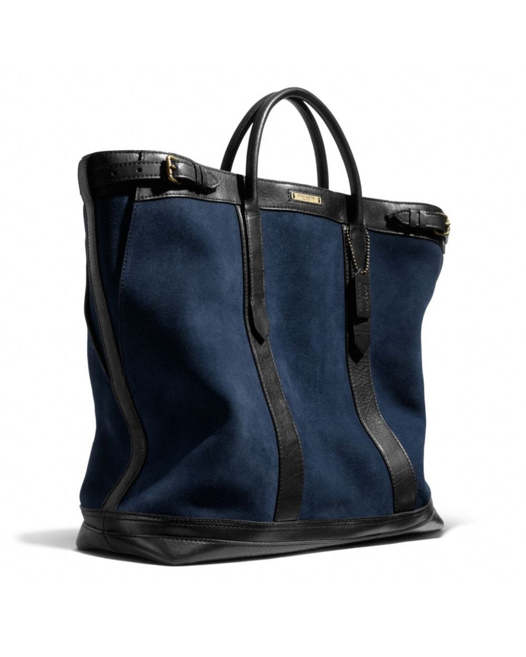 COACH Billy Reid Warrior Tote in Suede in Blue for Men | Lyst
