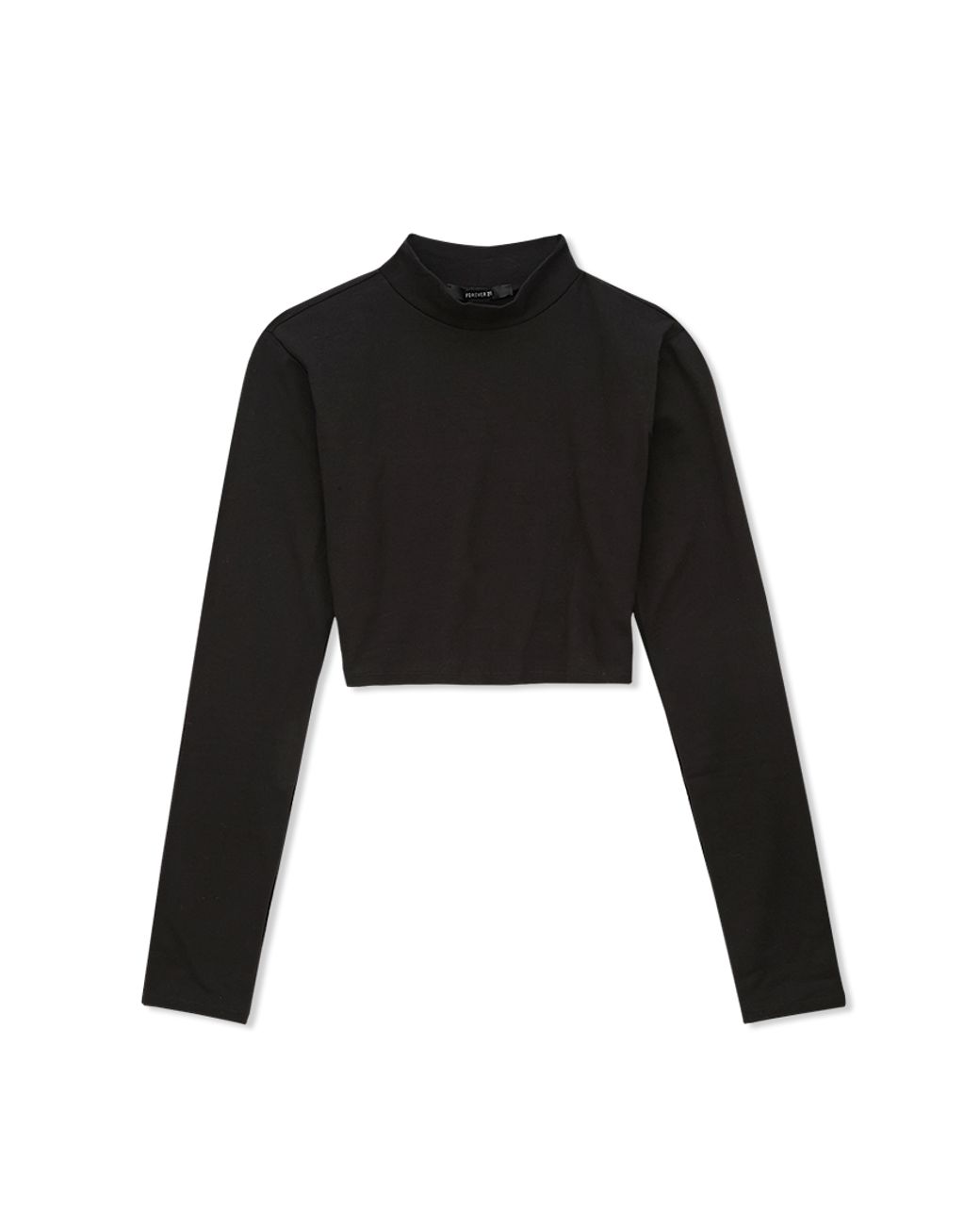 Forever 21 Mock Turtleneck Crop Top in 