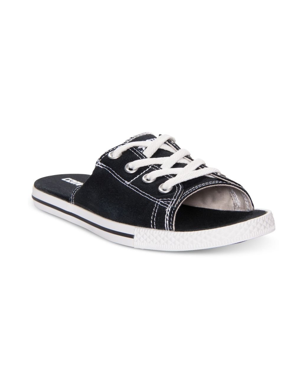 Converse All Star Cutaway Slide Sandals Black Lyst