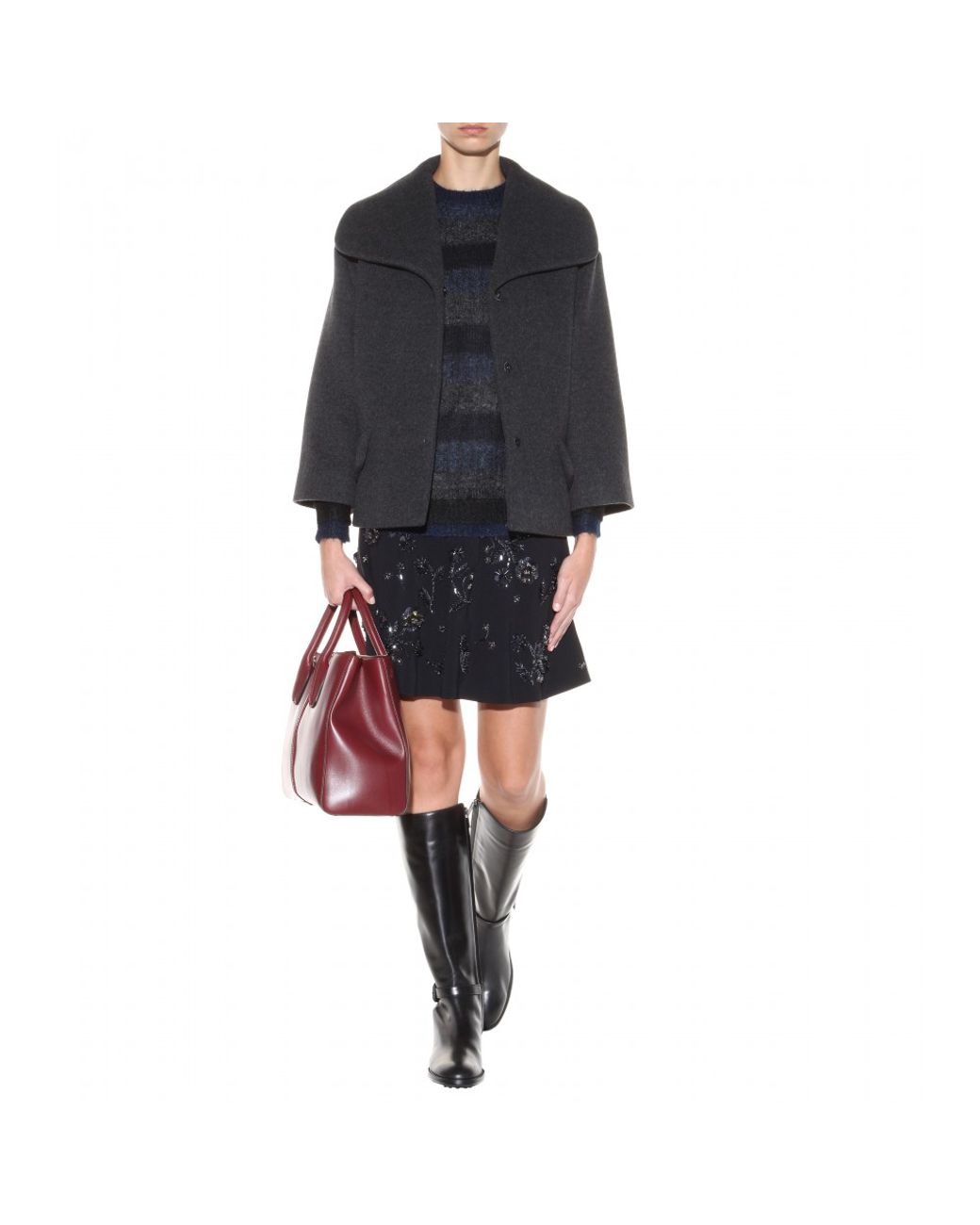 Tod s Leather Riding Boots in Black Lyst