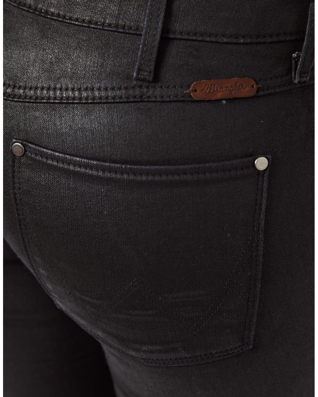 Arriba 62+ imagen wrangler leather jeans - Thptnganamst.edu.vn