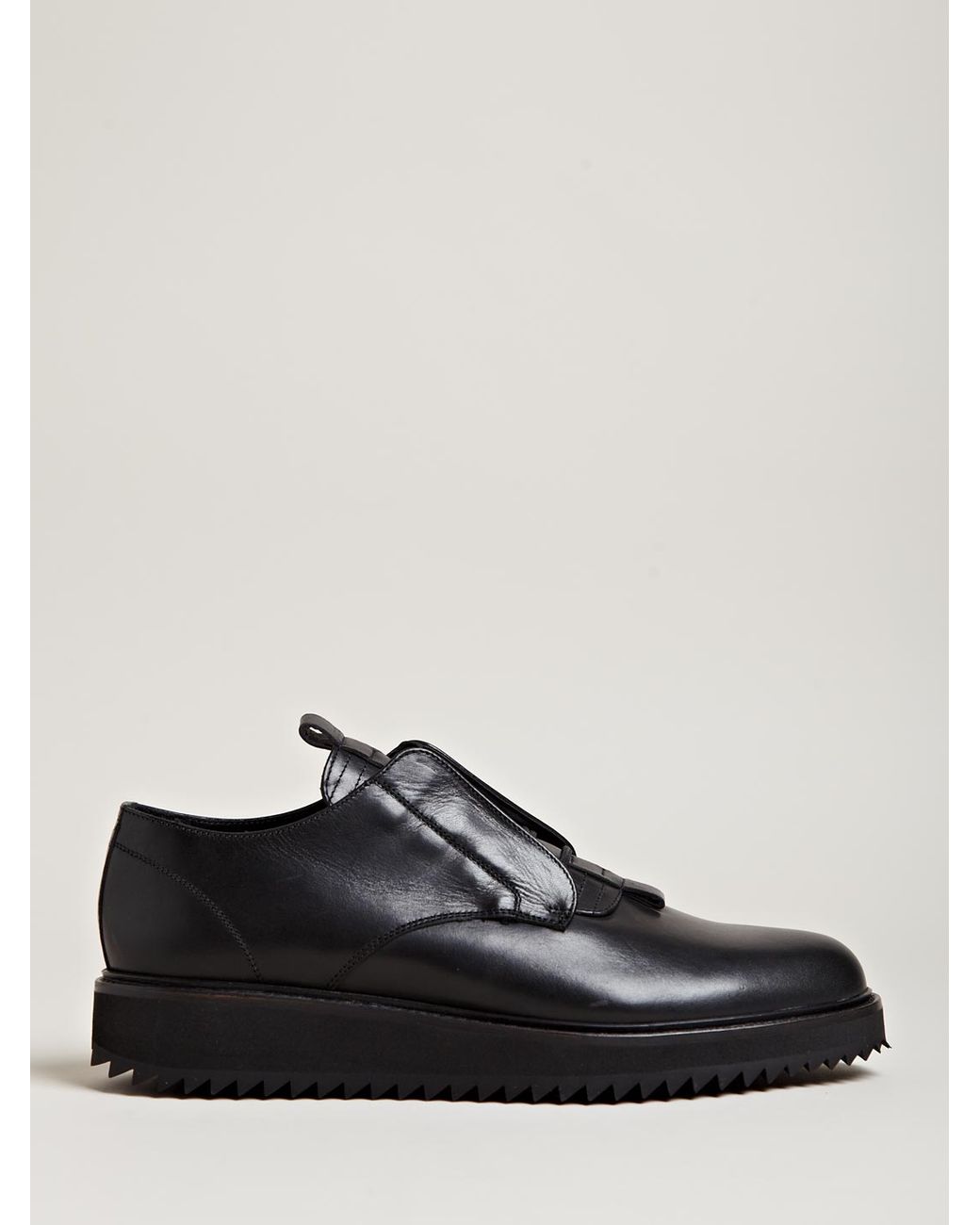 Damir Doma Mens Flautim Ripple Sole Leather Shoes in Black for Men | Lyst  Canada