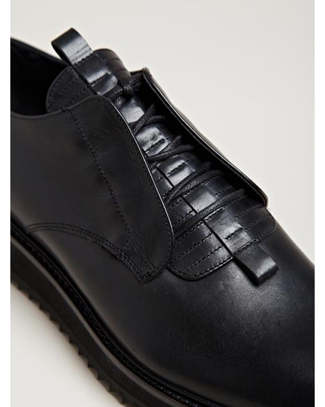 Damir Doma Mens Flautim Ripple Sole Leather Shoes in Black for Men | Lyst  Canada