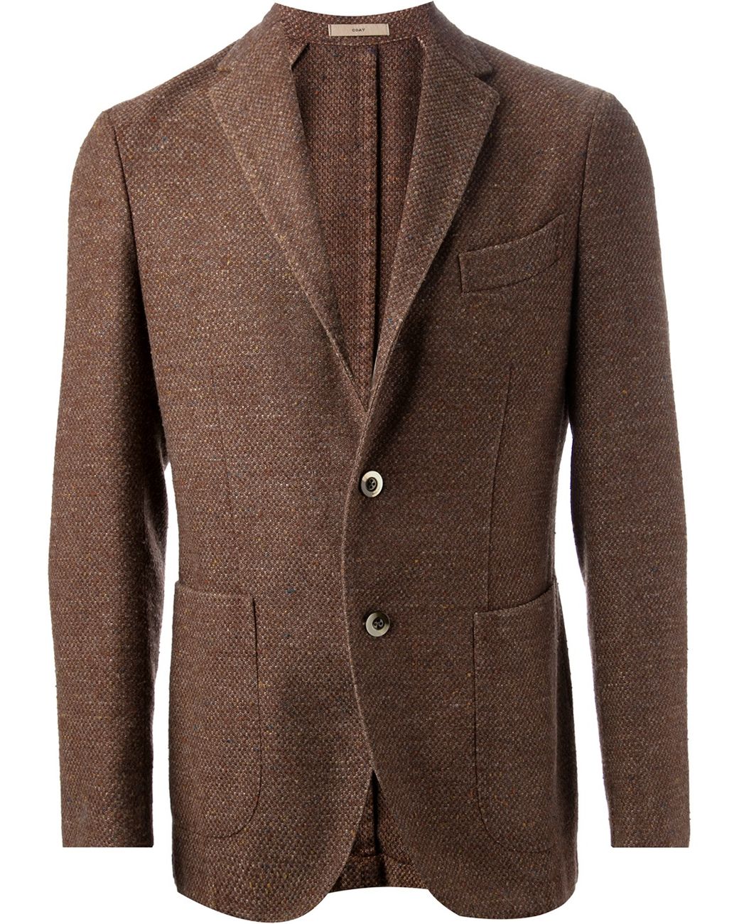 Boglioli Tweed Blazer in Brown for Men | Lyst