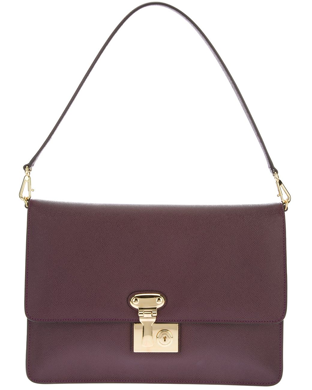 Dolce & Gabbana Key Lock Handbag in Purple | Lyst