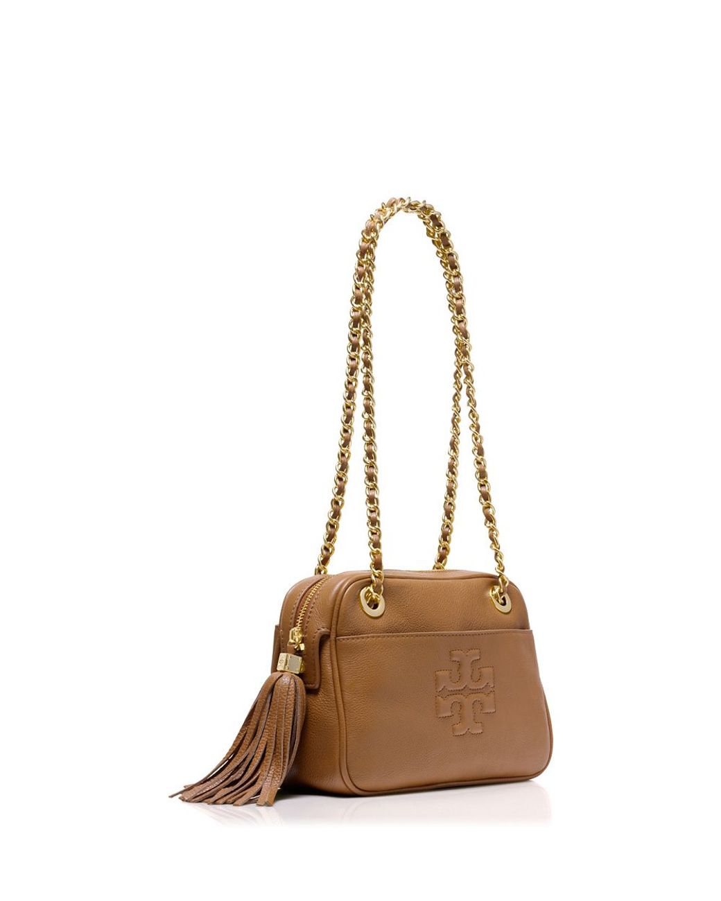 Tory Burch Thea Crossbody Chain Bag in Brown Lyst
