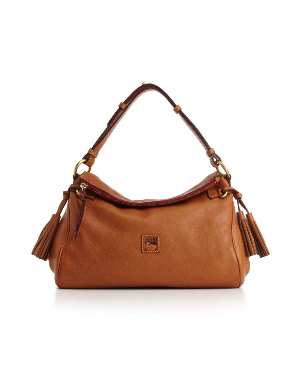 Dooney & bourke medium florentine leather zip hobo hot sale