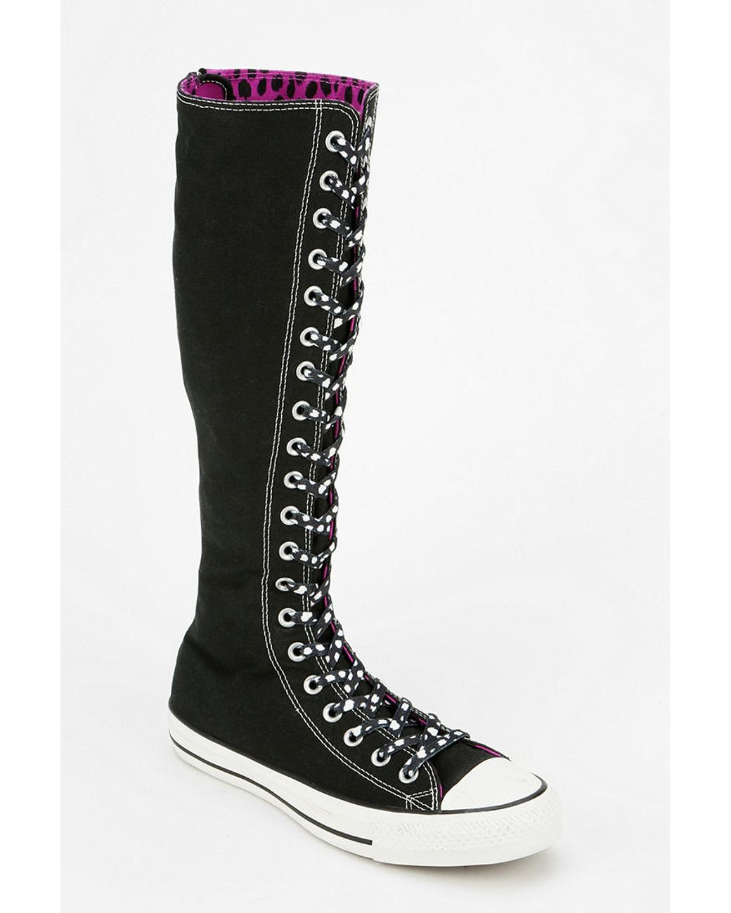 Urban Converse Chuck Taylor All Star Womens Knee-high Sneaker in Black |