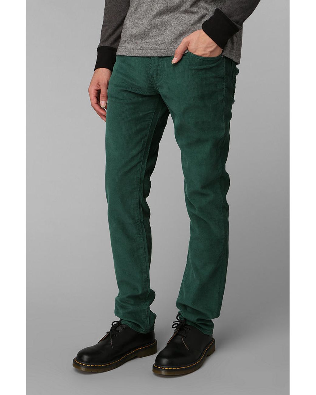Urban Outfitters Levis 511 Corduroy Pant in Green for Men