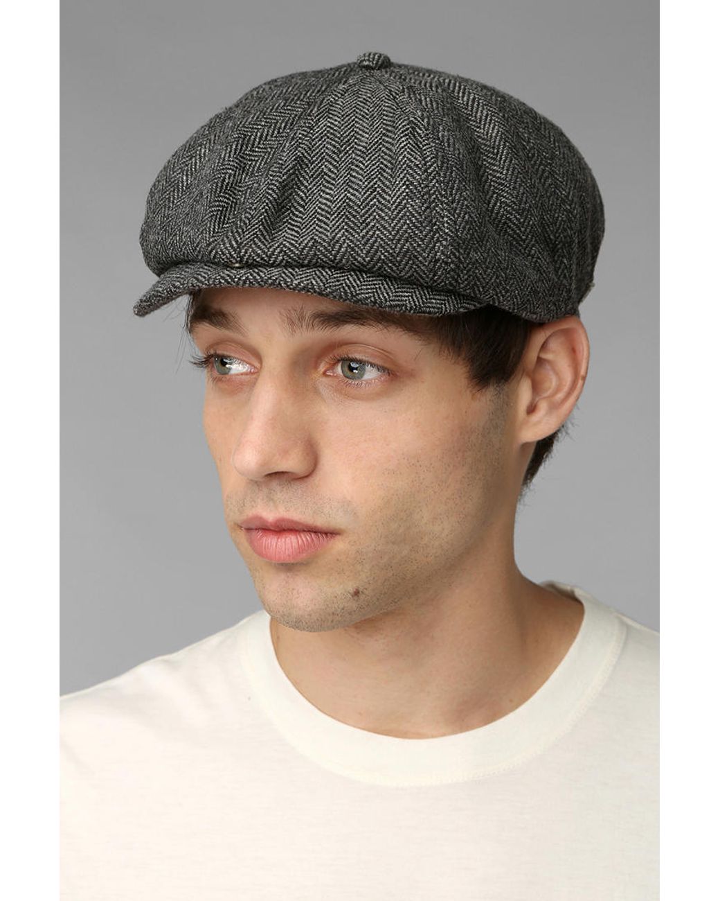 Urban Outfitters Brixton Brood Snap Driver Cap in Gray for Men | Lyst