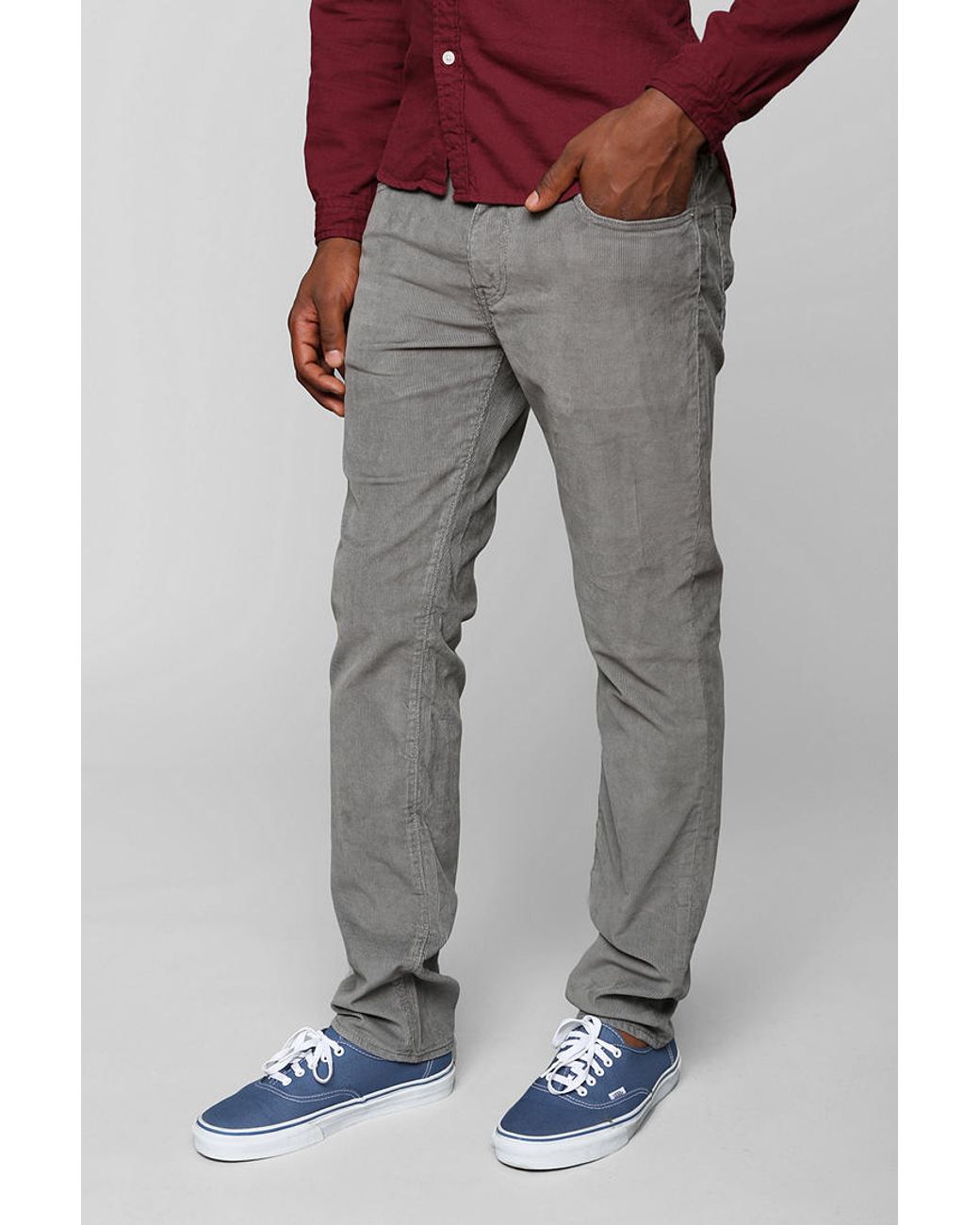 Urban Outfitters Levis 511 Corduroy Pant in Gray for Men | Lyst