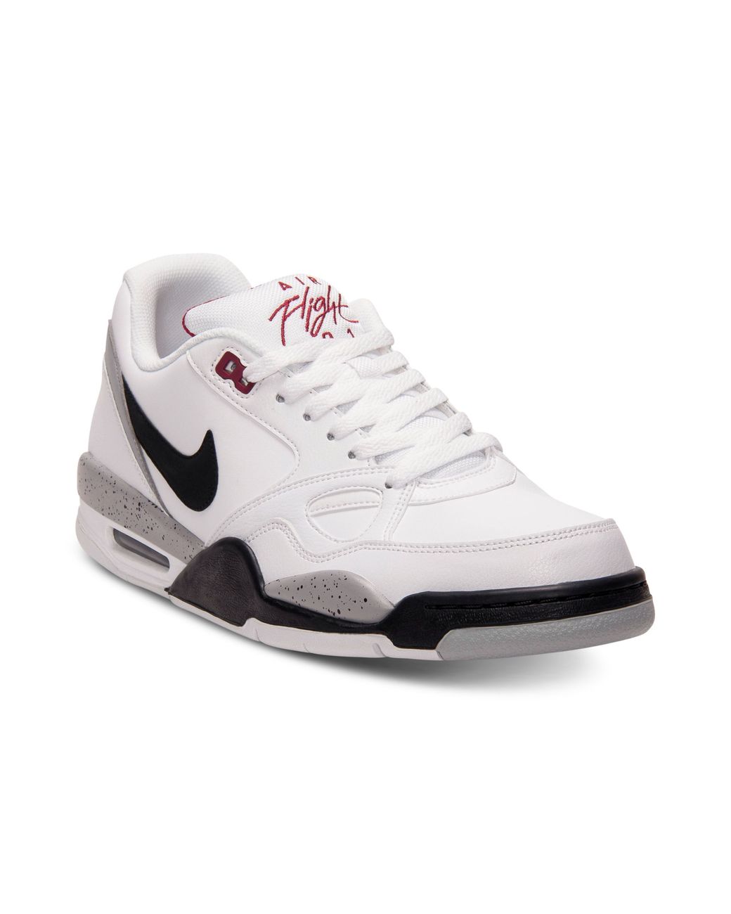 Nike Flight 13 Low Basketball Sneakers in White for Men | Lyst