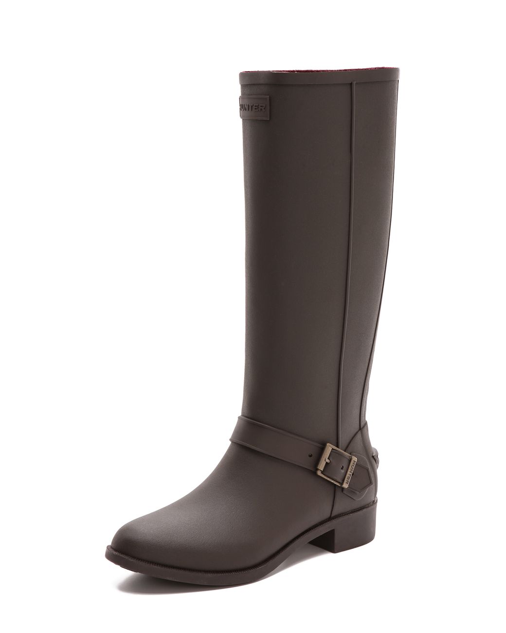HUNTER Belsize Mercer Rain Boots in Brown Lyst