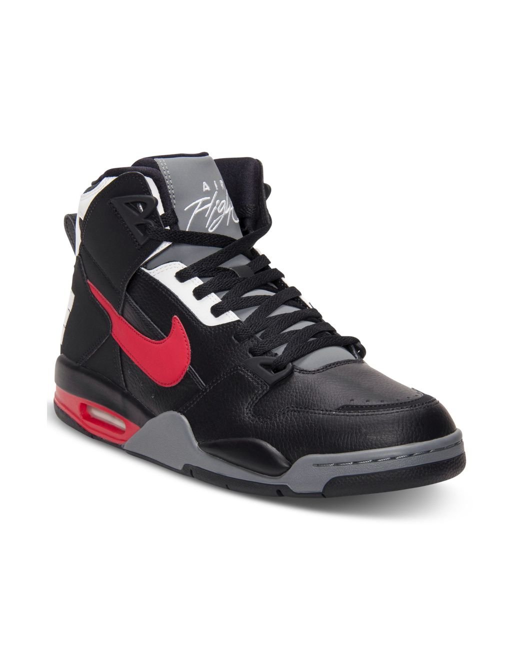 Nike Air Flight Condor High Basketball Sneakers in Black/University Red  (Black) for Men | Lyst