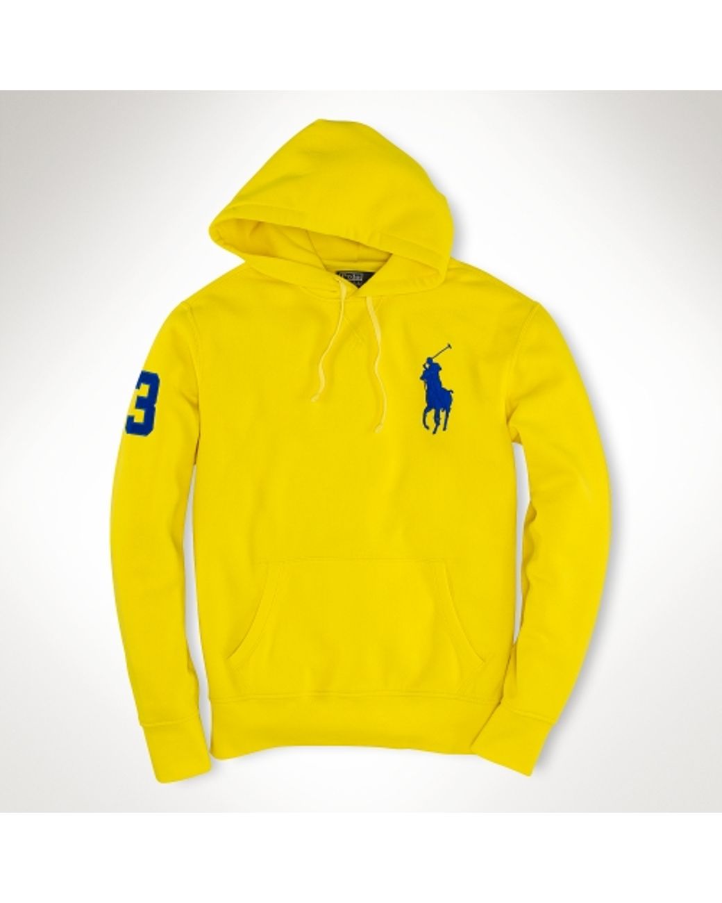 Polo Ralph Lauren Playa Fleece Hoodie in Yellow for Men | Lyst