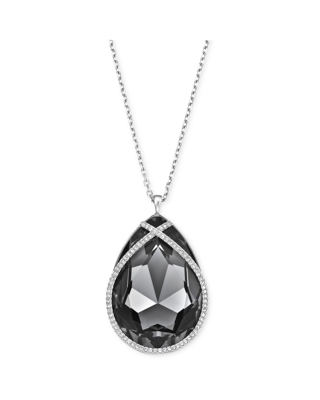 Swarovski sale black pendant