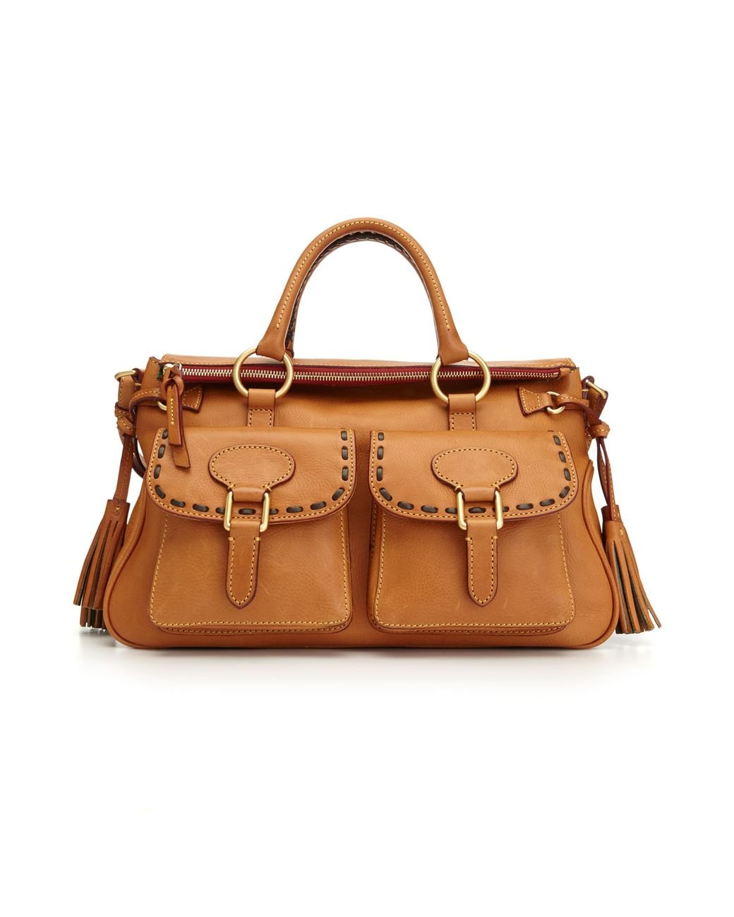 Dooney and bourke double best sale pocket satchel