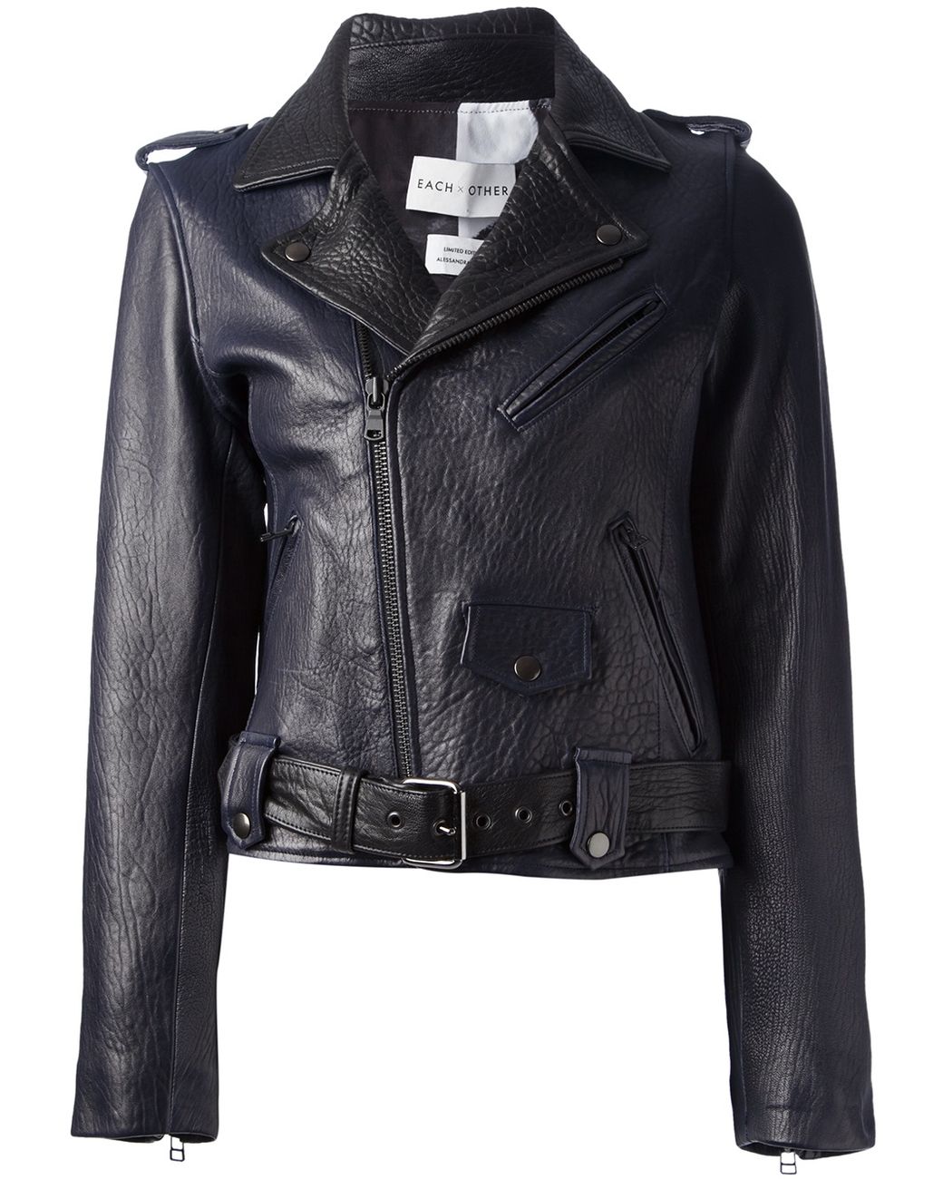 Each x other leather biker jacket discount