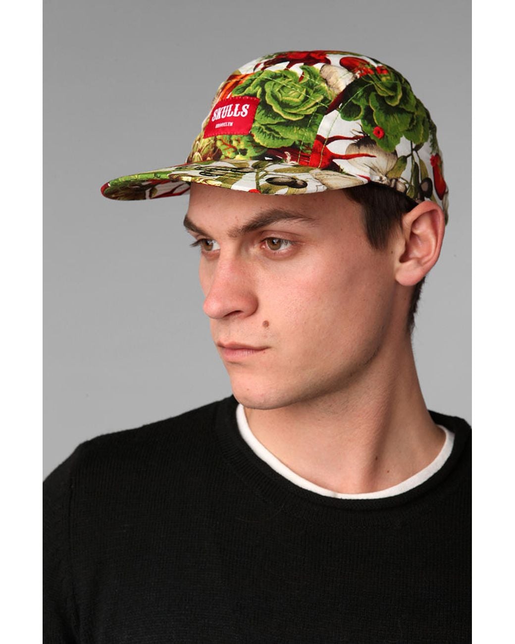 Skulls Vegetable Party 5panel Hat 
