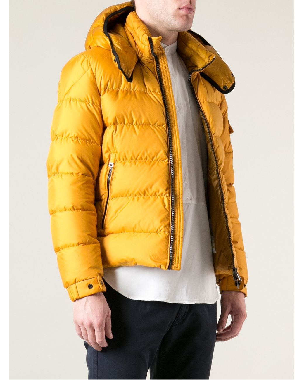 Moncler Hymalay Padded Jacket in Yellow for Men | Lyst