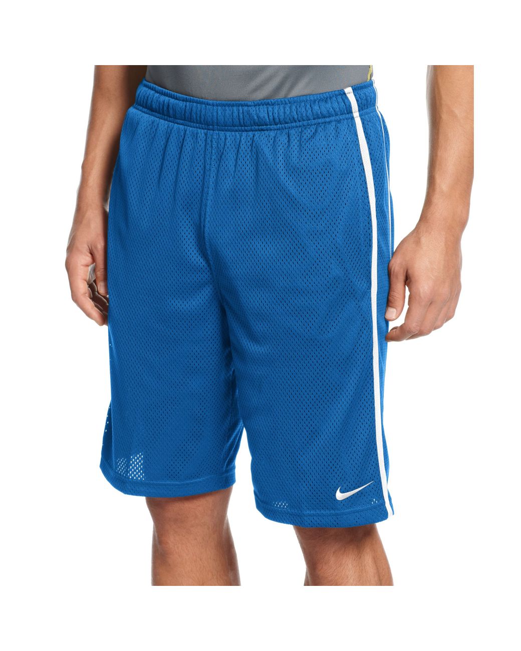 Nike Men's 10" Dri-fit Monster Mesh Shorts in White for Men | Lyst